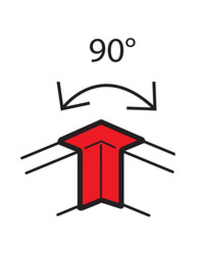 Угол внутренний для кабель-канала METRA 100x50 Legrand (638011) в Рубцовске Аксессуары для кабель-канала Pintop.ru