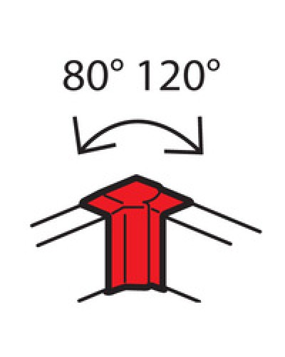 Угол внутренний для кабель-канала METRA 85x50 Legrand (638021) в Рубцовске Аксессуары для кабель-канала Pintop.ru