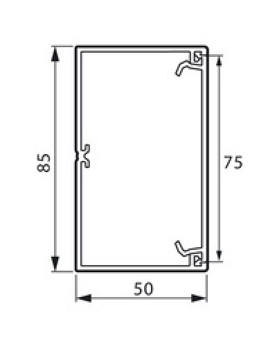 Кабель-канал METRA 85x50 Legrand (638080) в Рубцовске Кабель-канал Pintop.ru