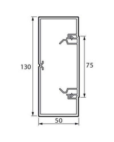 Кабель-канал METRA 130x50 Legrand (638082) в Рубцовске Кабель-канал Pintop.ru