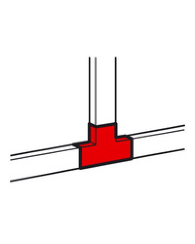 Тройник для кабель-канала METRA 20x12 Legrand (638124) в Рубцовске Аксессуары для кабель-канала Pintop.ru