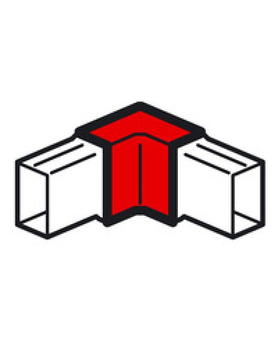 Угол внутренний для кабель-канала METRA 40x40 Legrand (638181) в Рубцовске Аксессуары для кабель-канала Pintop.ru