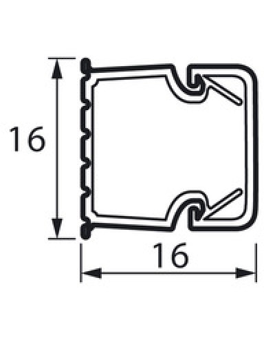 Кабель-канал METRA 16x16 Legrand (638191) в Рубцовске Кабель-канал Pintop.ru
