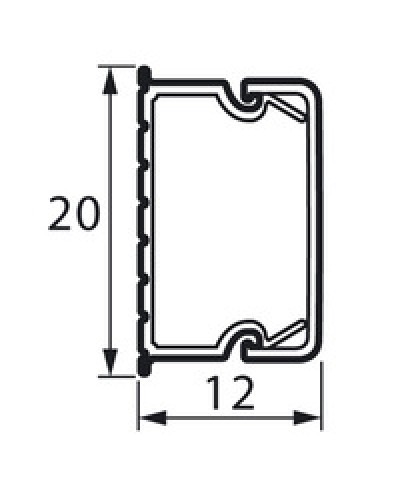 Кабель-канал METRA 20x12 Legrand (638192) в Рубцовске Кабель-канал Pintop.ru
