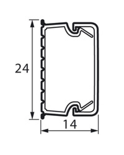 Кабель-канал METRA 24x14 Legrand (638193) в Рубцовске Кабель-канал Pintop.ru