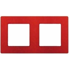 Рамка 2 поста Etika красный (10 шт/уп) Legrand 672532