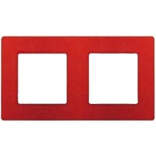 Рамка 2 поста Etika красный (10 шт/уп) Legrand 672532