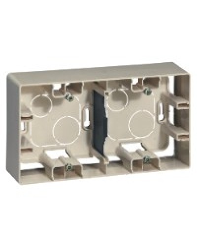 Коробка накладного монтажа 2 поста слоновая кость Etika Legrand 672540 в Рубцовске Распределительные коробки Pintop.ru