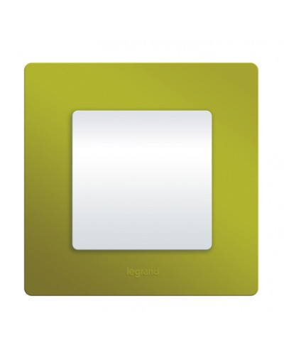 Рамка 1 пост Etika зеленый папоротник Legrand 672541 в Рубцовске Аксессуары для кабель-канала Pintop.ru