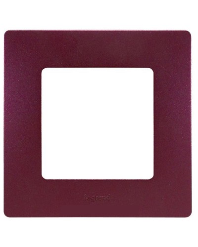 Рамка 1 пост Etika сливовый Legrand 672561 в Рубцовске Аксессуары для кабель-канала Pintop.ru