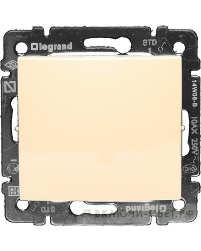Переключатель на два направления Valena 10 AX 250 В слоновая кость Legrand 774306 в Рубцовске Аксессуары для кабель-канала Pintop.ru