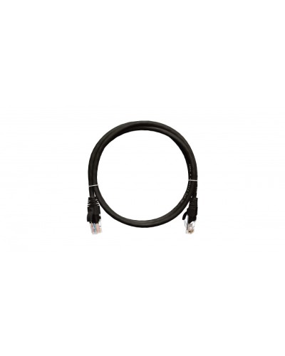 Шнур коммутационный 2хRJ45/8P8C, U/UTP, 4 пары, Кат.5е, LSZH, черный (5м) NIKOMAX NMC-PC4UD55B-050-C-BK в Рубцовске Патчкорды (медные) Pintop.ru