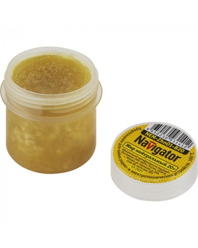 Жир паяльный Navigator 93 141 NEM-Zhn01-B20 (нейтральный, 20 гр) в Рубцовске Аксессуары для кабель-канала Pintop.ru