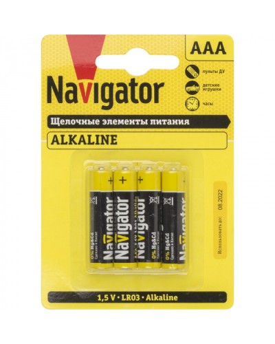 Элемент питания Navigator 61 462 NBT-NPE-LR03-BP4 в Рубцовске Электротехническое оборудование Pintop.ru