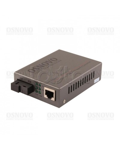 Медиаконвертер Fast Ethernet OSNOVO OMC-100-11S5a в Рубцовске Медиаконвертеры Pintop.ru