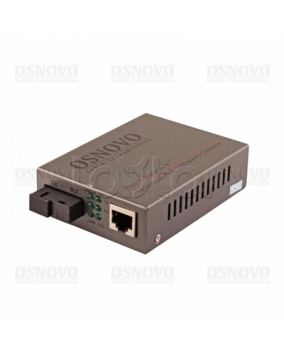 Медиаконвертер Fast Ethernet OSNOVO OMC-100-11S5b в Рубцовске Медиаконвертеры Pintop.ru