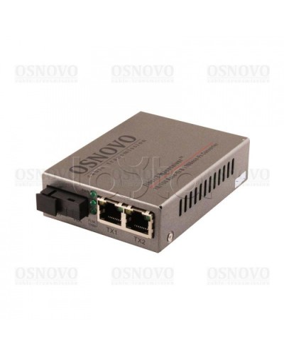 Медиаконвертер Fast Ethernet OSNOVO OMC-100-21S5a в Рубцовске Медиаконвертеры Pintop.ru