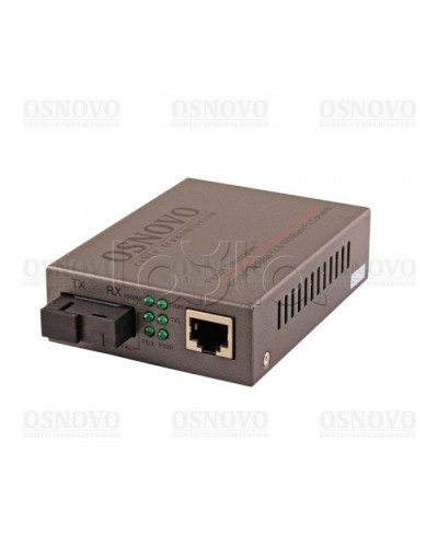 Медиаконвертер Gigabit Ethernet OSNOVO OMC-1000-11S5a в Рубцовске Медиаконвертеры Pintop.ru