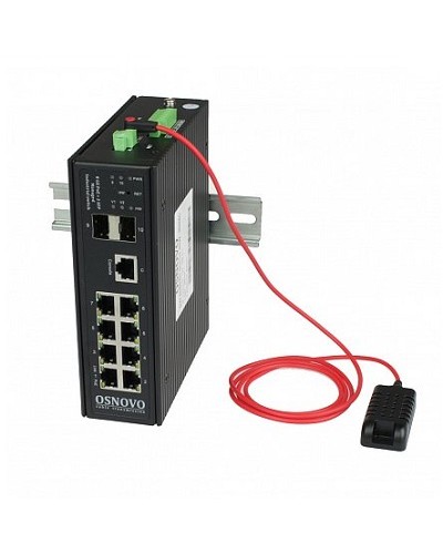 Коммутатор OSNOVO SW-80802/ILS(port 90W, 300W) в Рубцовске Коммутаторы Pintop.ru