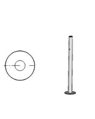 Стойка ограждения с отверстием под фиксатор односторонняя слева Oxgard Стойка ограждения односторонняя с отверстием под фиксатор слева (ВЗР 1996.09.12) в Рубцовске Ограждения Pintop.ru
