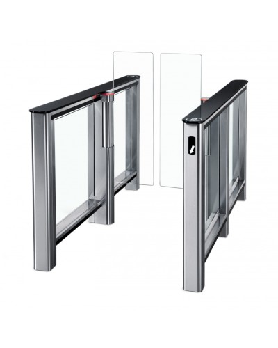 Турникет PERCo-ST-01 с крышками из закаленного стекла со створками Створки шириной 425 мм увеличенной высоты (1500 мм) в Рубцовске Турникеты Pintop.ru