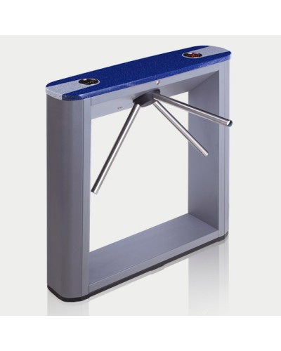 Турникет тумбовый электромеханический с планками антипаника, синей крышкой PERCo-TTD-03.1S (планки антипаника, синяя крышка) в Рубцовске Турникеты Pintop.ru