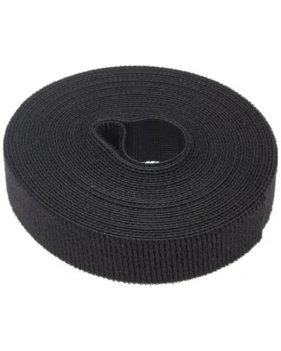 Лента-липучка многоразовая 5 м х 20мм, черная (1 шт/уп) REXANT 07-7526 в Рубцовске Монтажные материалы Pintop.ru