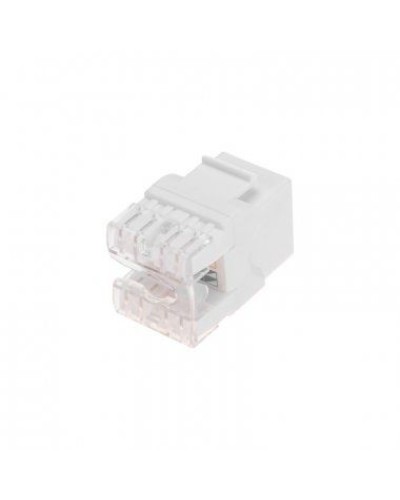 Модуль Keystone Jack RJ-45(8P8C), UTP неэкранированный, CAT 5e, тип 180 градусов, белый REXANT PRO 02-0060 в Рубцовске Модули Keystone Pintop.ru