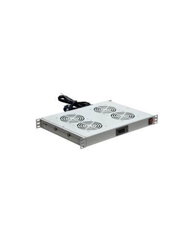 Модуль вентиляторный с термостатом 19 1U с 4-мя вентиляторами REXANT 04-2605 в Рубцовске Вентиляторные модули Pintop.ru