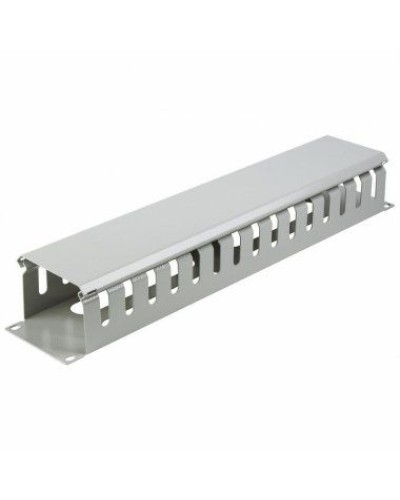 Органайзер кабельный горизонтальный с крышкой, 19, 2U, глубиной 72 мм, металл, RAL 7035 REXANT 04-2645 в Рубцовске Кабельные органайзеры Pintop.ru