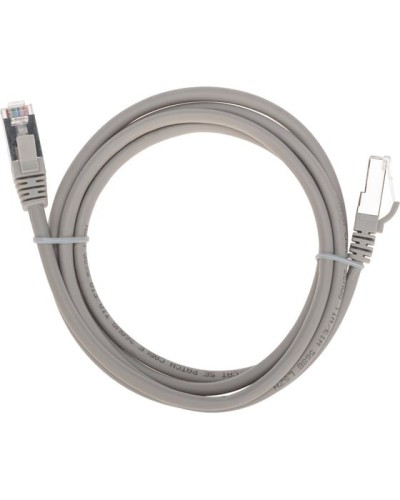 Патч-корд F/UTP, CAT 5e, RJ45-RJ45, 26AWG, LSZH, серый, 1,5м REXANT 02-0110-105 в Рубцовске Патчкорды (медные) Pintop.ru