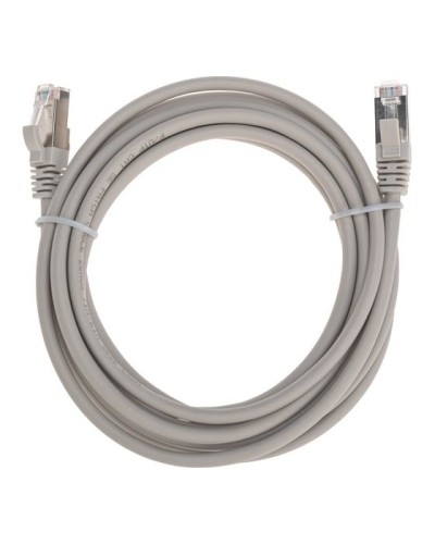 Патч-корд F/UTP, CAT 5e, RJ45-RJ45, 26AWG, LSZH, серый, 3м REXANT 02-0110-3 в Рубцовске Патчкорды (медные) Pintop.ru