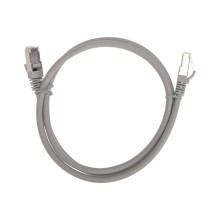 Патч-корд F/UTP, CAT 6, RJ45-RJ45, 26AWG, LSZH, серый, 1м REXANT 02-0210-1