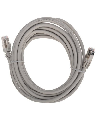 Патч-корд S/FTP, CAT 6A (10G), RJ45-RJ45, 28AWG, LSZH, серый, 5м REXANT 02-0390-5 в Рубцовске Патчкорды (медные) Pintop.ru