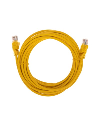 Патч-корд U/UTP, CAT 5e, RJ45-RJ45, 26AWG, LSZH, желтый, 5м REXANT 02-0105-5 в Рубцовске Патчкорды (медные) Pintop.ru