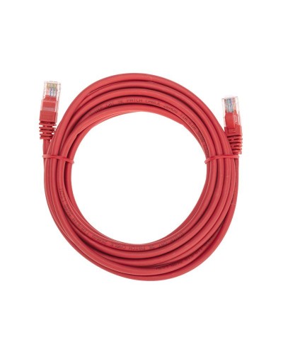 Патч-корд U/UTP, CAT 5e, RJ45-RJ45, 26AWG, LSZH, красный, 5м REXANT 02-0103-5 в Рубцовске Патчкорды (медные) Pintop.ru