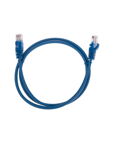 Патч-корд U/UTP, CAT 5e, RJ45-RJ45, 26AWG, LSZH, синий, 1м REXANT 02-0104-1 в Рубцовске Патчкорды (медные) Pintop.ru