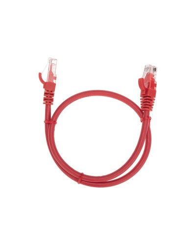Патч-корд U/UTP, CAT 6, RJ45-RJ45, 26AWG, LSZH, красный, 0,5м REXANT 02-0293-05 в Рубцовске Патчкорды (медные) Pintop.ru