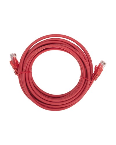Патч-корд U/UTP, CAT 6, RJ45-RJ45, 26AWG, LSZH, красный, 5м REXANT 02-0293-5 в Рубцовске Патчкорды (медные) Pintop.ru