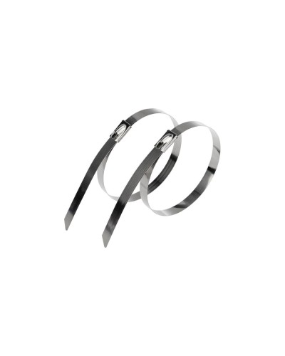 Стяжка кабельная стальная (304) 400x4,6мм (50 шт/уп) REXANT (07-0408) в Рубцовске Стяжки-хомуты Pintop.ru