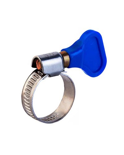 Хомут червячный 16-25/9-0,7мм, с ключом, нержавеющая сталь W2, (50 шт/уп) REXANT 07-0716-1 в Рубцовске Стяжки-хомуты Pintop.ru