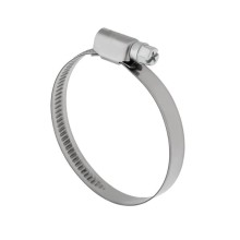 Хомут червячный 70-90/12-0,8мм, нержавеющая сталь W2, (25 шт/уп) REXANT 07-0770-12