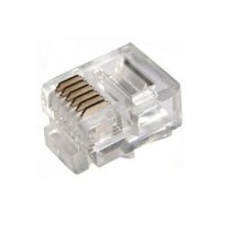 Джек телефонный 6P6C (100шт/уп) REXANT 05-1013