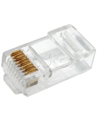 Разъем RJ-45 8P8C, кат. 5е (100шт/уп) REXANT 05-1021 в Рубцовске Коннекторы и разъемы Pintop.ru