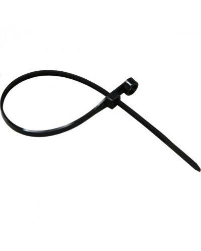 Хомут-стяжка нейлоновый под винт 4.8х200 мм чёрный (100шт/уп) REXANT 07-0205 в Рубцовске Стяжки-хомуты Pintop.ru