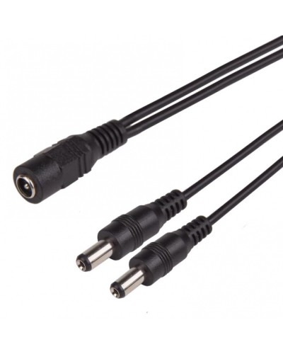 Разветвитель питания на 2 разъема 2,1*5,5мм REXANT (14-0320) в Рубцовске Коннекторы Pintop.ru