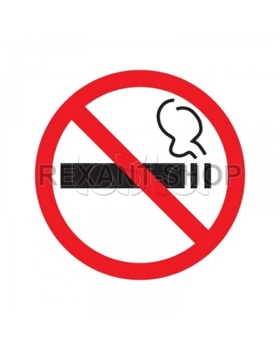 Знак безопасности Курить запрещено 200*200 мм (5шт/уп) REXANT (56-0035) в Рубцовске Дополнительное оборудование для ОПС Pintop.ru