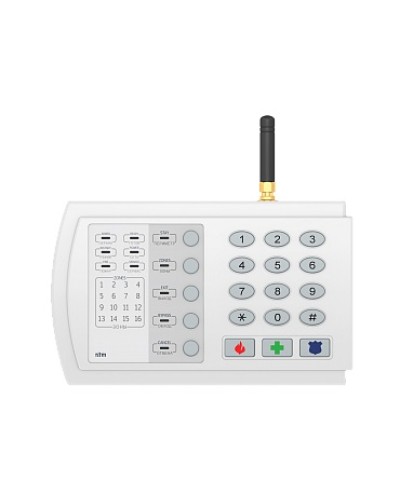 Охранно-пожарная панель Ritm Контакт GSM-9N с внешней GSM антенной в Рубцовске GSM мониторинг Ritm Pintop.ru