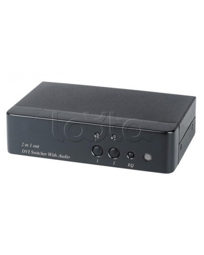 Коммутатор DVI и аудио сигналов SC&T DS02A в Рубцовске Видеоусилители, Модуляторы, Делители Pintop.ru