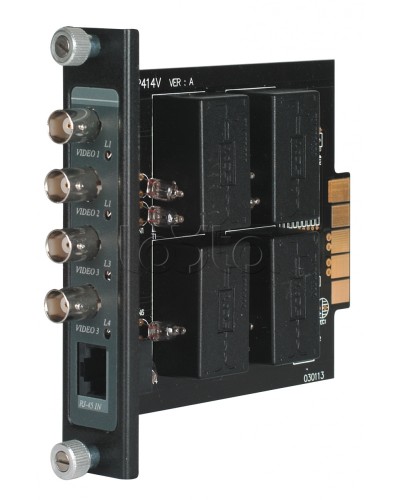 Приемник пассивный 4-х видеосигналов по витой паре, до 600 м SC&T TRP414VH в Рубцовске Видеоусилители, Модуляторы, Делители Pintop.ru